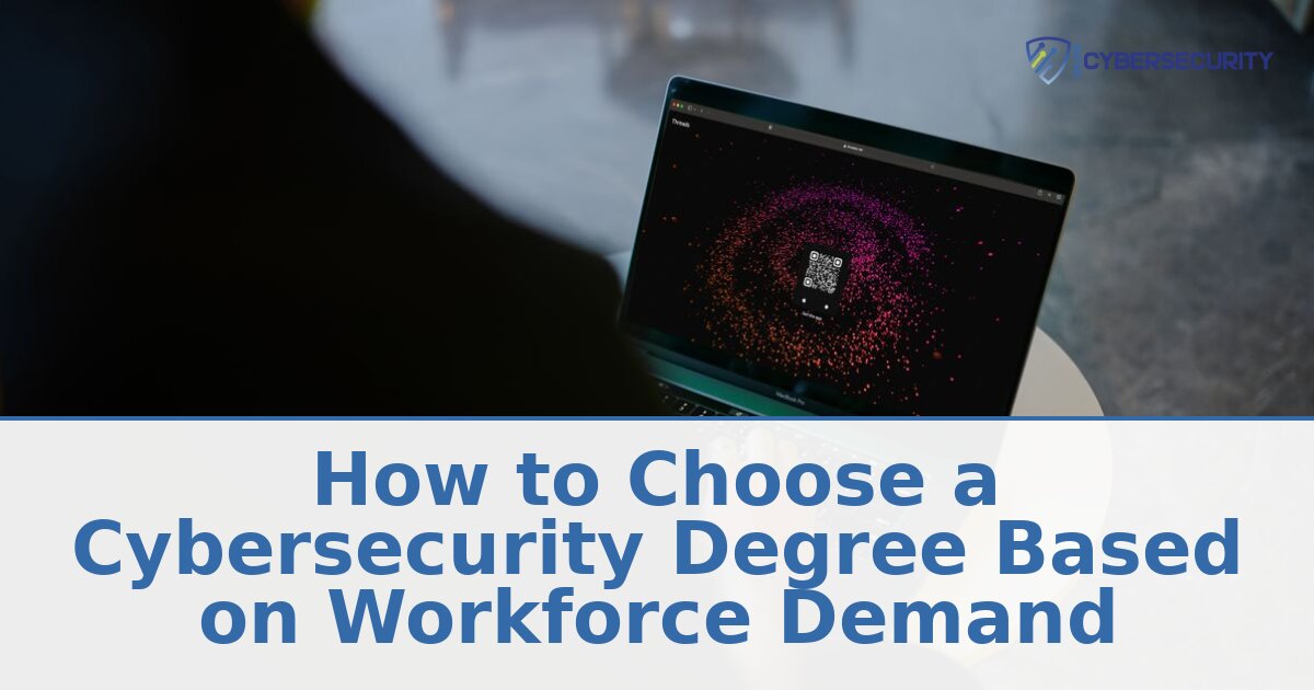 How to Choose a Cybersecurity Degree by Workforce Demand