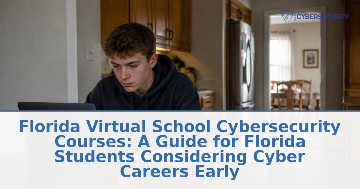 FLVS Cybersecurity Courses: Pathway, Credits & Credentials