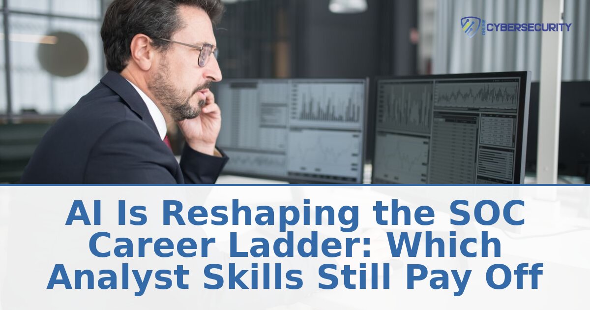 AI SOC Analyst Career Ladder: Skills That Still Pay Off
