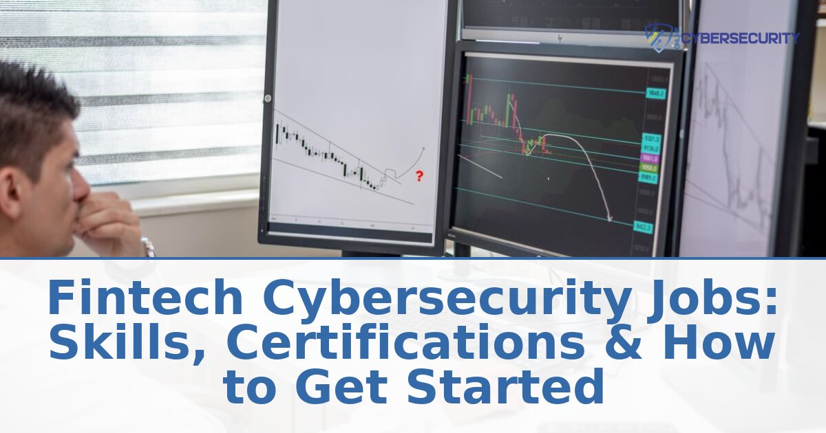 Fintech Cybersecurity Jobs: Skills, Certifications & Career Path