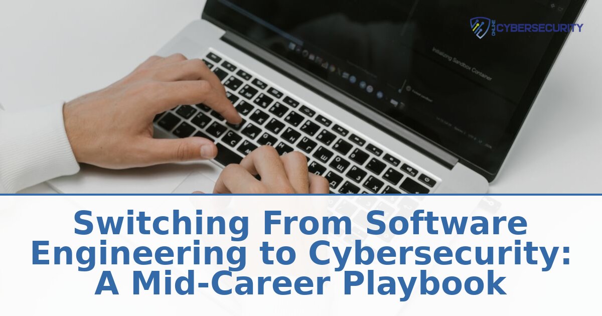 Software Engineer to Cybersecurity: Mid-Career Playbook