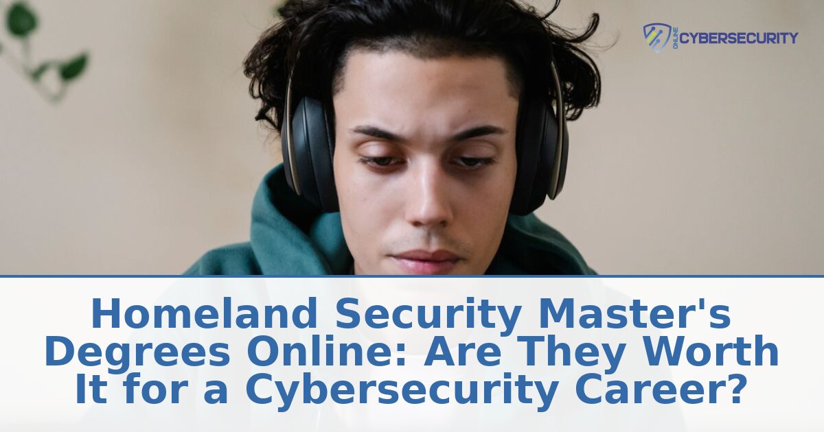 Online Homeland Security Master’s: Worth It for Cyber Careers?
